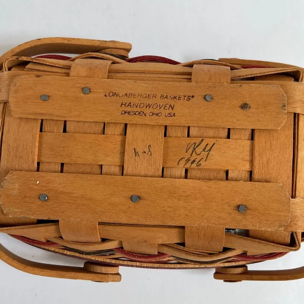 Longaberger All American SUMMERTIME Patriotic Basket Star Stripe Liner Protector